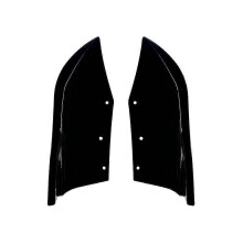(Bright Black) Rear Bumper Lip Splitter Spoiler Cover Protection For X4 F26 2014-2018 Accessories
