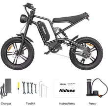 Hidoes B6 48V 15.6Ah Mountainbike 20"Fat Tire Electric Bike Offroad E-motorcycle