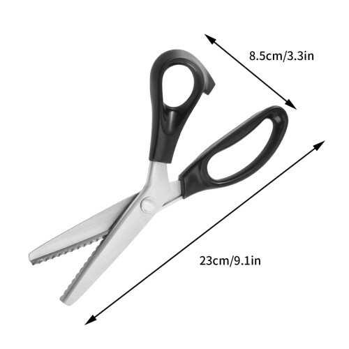 Pinking Shears, οδοντωτή λεπίδα από ανοξείδωτο ατσάλι 23,5 cm 2