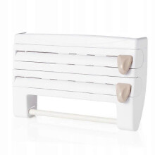 (A) Plastic wrap storage racks foil racks paper towel racks towel racks