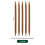 Bambu stickor med spets, 9 mm, 5-pack 2