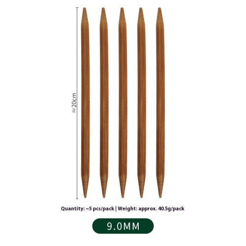 Bambu stickor med spets, 9 mm, 5-pack 1