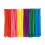 600 Pieces (100 Per Color) Small Colored Zipper Ties Clear Zip Ties 1