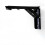 (F10inch) Stainless Steel Folding Triangle Bracket Wall Folding Partition 1