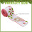 Rotes Samtkaro-Wendeband, 2,5 Zoll x 5 Yards 3