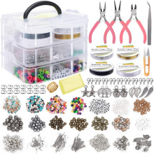 Jewelry Making Supplies Kit,Calipers for Making and Repairing Necklaces, Earrings It Is an Excellent Gift for Everyone
