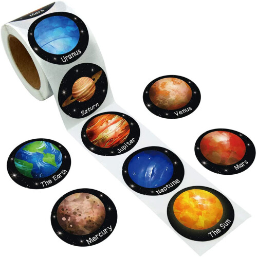 Meuva planet series decorative stickers 500 pcs 1