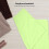 Drap en polyester vert clair 160 x 100 cm 5