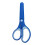 Stainless Steel Safety Scissors with Ruler and Case Blue 2
