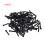 100 occhi di sicurezza in plastica nera per bambole, 3-6 mm 2