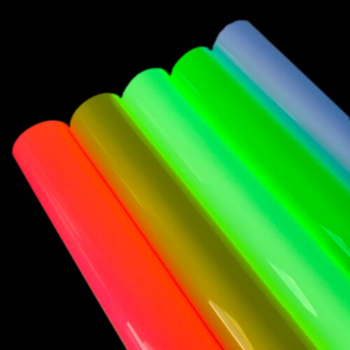 Vinyle de transfert thermique phosphorescent 30 x 25 cm 2