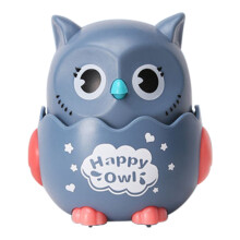Baby Inertia Owl Animal Car Baby Toy Press Toy Car Grey