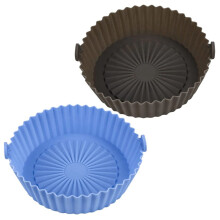 Silicone Air Fryer Liner,Air Fryer Accessories,Non-Stick Air Fryer Liners Mats,for Cake Baking Pans,Air Fryer Basket 1