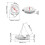 110 Lbs Large Display Hanging Scale with Scale Scoop Kitchen Dial Weight Scale Silver Industrial Spring Scales 8
