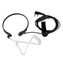Microphone de Gorge PTT Laryngofon Air Tube Headset Oreillette pour UV-5R UV B5 -3TP UV-5X