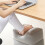 Airplane, High-Speed Rail, and Inflatable Foot Mats, Three-Layer Adjustable Stool Cushions Light Gray 5