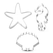 3 Teiliges Seepferdchen Seestern Muschel Keks Form Geburtstags Feier Dekoration DIY Keks Form Back Werkzeuge