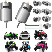 24V RS555 40000RPM Electric Motor Drive Engine for Power Wheel High-Speed Motor Gearbox Accessories