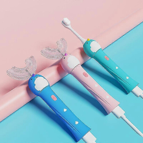 (B) Little Dinosaur Children's Electric Toothbrush 1