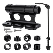 Bloc de Montage de Fourche Avant Polyvalent, Adaptateurs de Support de VéLo de Route à DéGagement Rapide pour Camion/Remorque/Porte-VéLos