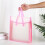 4 Pcs Scrapbook Paper Storage Organizer 4 Colors Translucent Plastic Scrapbook Organizer Document Storage Bag 6
