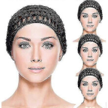 4 Pcs Hair Nets Crochet Cap Mesh Hair Net Crochet Mesh Hair Net Knit Snood Hat Mesh Crochet Hair Net Lucky_b