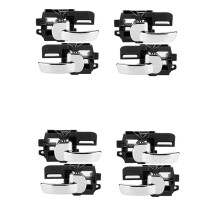 8X Door Handle Interior Inner Chrome Left Right for  Qashqai J10 2007-2013 80670JD00E 80671JD00E