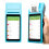 For Android PDA Printer Mobile Receipt Bill  Thermal Printer 5.5In HD Touch Screen Support 1D/2D Scanning US Plug 2
