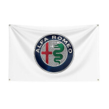 (90 x 150cm, J) Huamade 3x5ft Alfa Romeos Racing Car Flag For Decor-sy