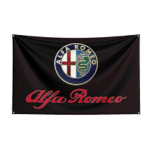 (120 x 180cm, D) Huamade 3x5ft Alfa Romeos Racing Car Flag For Decor-sy