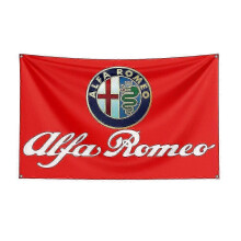 (120 x 180cm, E) Huamade 3x5ft Alfa Romeos Racing Car Flag For Decor-sy