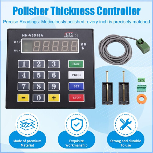 HH-V3518A with Sensor Code Wheel Sanding Machine Height Digital Display Meter Polisher and Sander Thickness Controller 1
