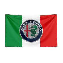 (60 x 90cm, K) Huamade 3x5ft Alfa Romeos Racing Car Flag For Decor-sy