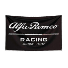 (120 x 180cm, M) Huamade 3x5ft Alfa Romeos Racing Car Flag For Decor-sy