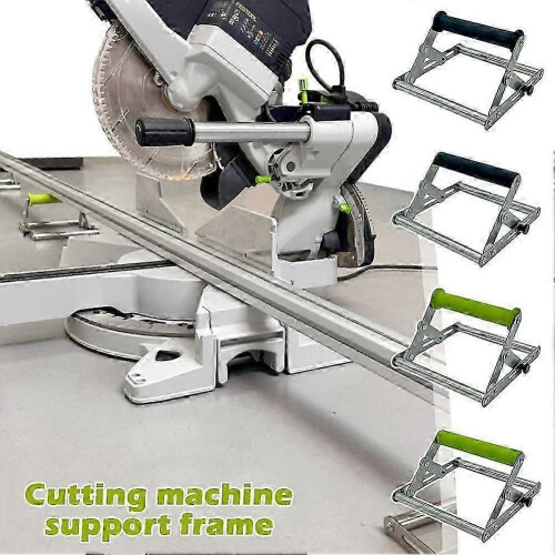 (Black flat shaft) Adjustable Cutting Machine Support Frame Table Saw Stand Height Adjustable 2024 1