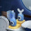 (Blue) Baby U-shaped Electric Automatic Toothbrush U-shaped 2-12 Years Old 5