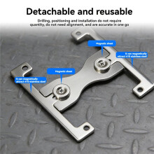 Reparatiebevestigingsplaat voor Inbouwschakelaar Type 86 met Magnetische Bevestigingsplaatschroeven, Roestvrijstalen Bevestigingsplaatonderdelen