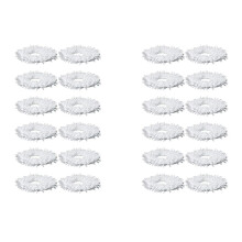 24Pcs Mopping Cloths for Mop Station Self-Cleaning Robot Replacement Mop Cleaning Pad Vacuum Cleaner Parts