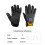TOUGHBUILT Durable Work Gloves TB-G03 Compatible with Touchscreen, Suitable for Material Handling Safety Work Gloves L 7