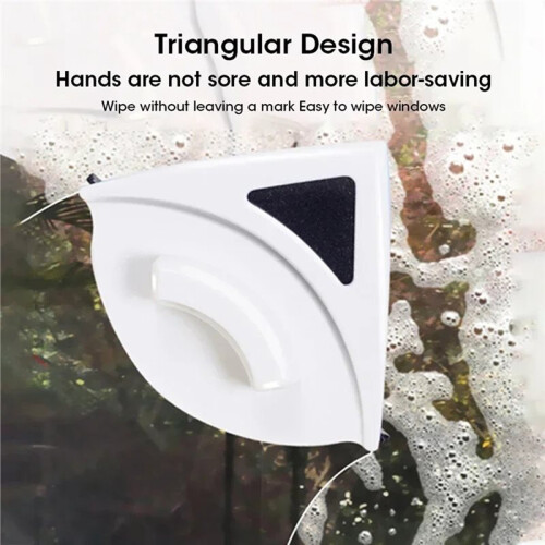 Magnetic Double Layer Glass Cleaner Home Multifunctional High Rise Window Cleaner Tool Automatic Drainage Strong Grip 2