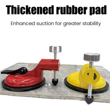 2pcs Adjustable Height Setter-Floor Gaps Fixer Tool, Suction Cup Level Adjustable Screw Scale Knob Tile Leveling Tool