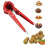 Multifunction Nutcracker with Non-Slip Handle, Alloy Shell Cracker Silver 3