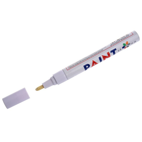 5X Permanent Car Tire Metal Paint Pen  White