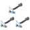 3X Door Check Strap Stopper Jam Hinge Driver Front Lh Fit for  Matrix 1