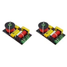 2X für Aurelia-Lautsprecher, 2-Wege-Frequenzweiche, 200 W, Tragbare Multifunktions-High-End-Audio-Frequenzweiche, B