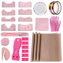 1set Sublimation Shirts Tool Kit 8Packs Shirt Rulers for Heat Press,12 X 16 in Teflon-Sheets for Heat Rolls Heat