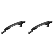 2X Exterior Rear Sliding Door Handle 69213-08020 for Sienna 2004-2010 Left/Right Driver/Passenger Side Black