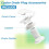 3Pack Replacement Drain Plug for  Coolers, 1.5 Inch Shaft Length, Includes Gasket and Drain Cap 5