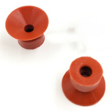 100 Pcs Martini Muller Rubber Sucker 20x15x6mm Martini Muller Printing Parts Brown