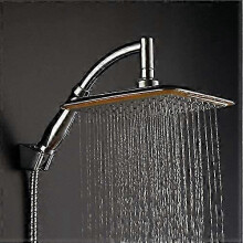 360 Swivel Joint 9 Inch Square Rainfall Overhead Shower Head Ionic Filtration High Pressure Saving Water Handheld Shower Autumn And Winter